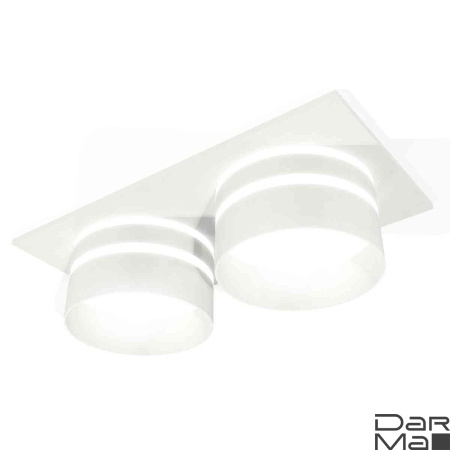 Комплект встраиваемого светильника Ambrella light Techno Spot XC7635042 SWH/FR белый песок/белый матовый (C7635, N7141)