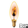 Лампа накаливания Uniel E14 3W золотистая IL-N-C35-3/RED-FLAME/E14/CL UL-00002981