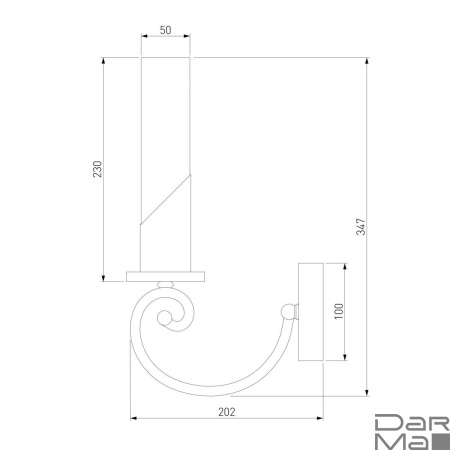 Бра Eurosvet Banci 60117/1 никель
