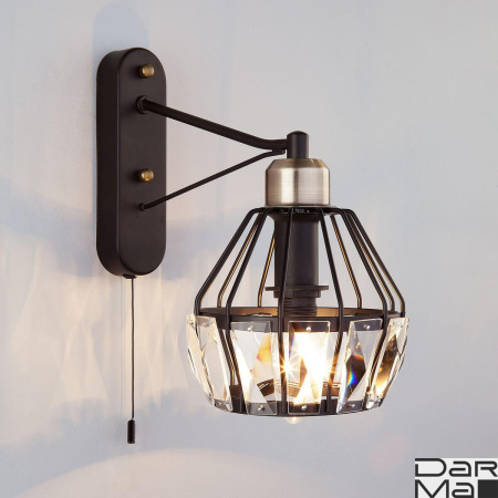 Бра Eurosvet 70075/1 черный