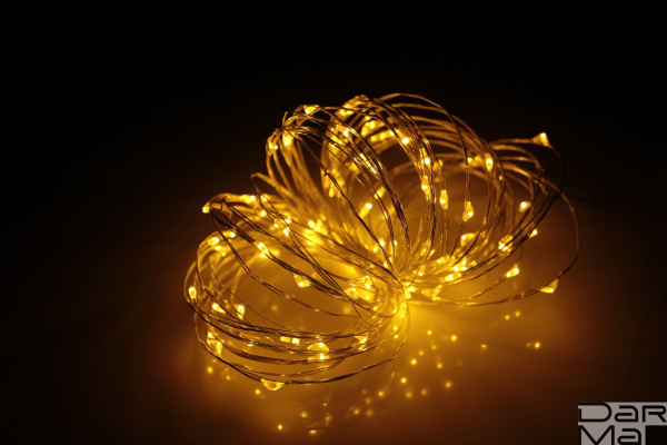 LED-DD-200-20M-12V-Y, LED Роса 20м, жёлтая