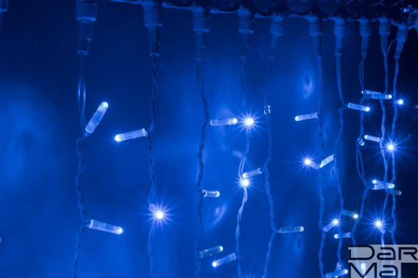 LED- PLS-5720-240V-2*6М-B/WH-С (синие светодиоды/белый пр) с контроллером