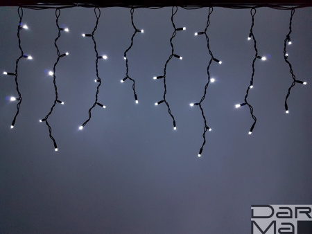 NEW LED-RPLR-160-4.8M-240V-W/BL белые светодиоды/черный провод