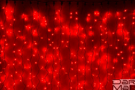 LED-XP-1925-1,5M-230V (красные светодиоды/черн пр)