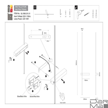 Бра ST Luce Astente SL1589.301.01