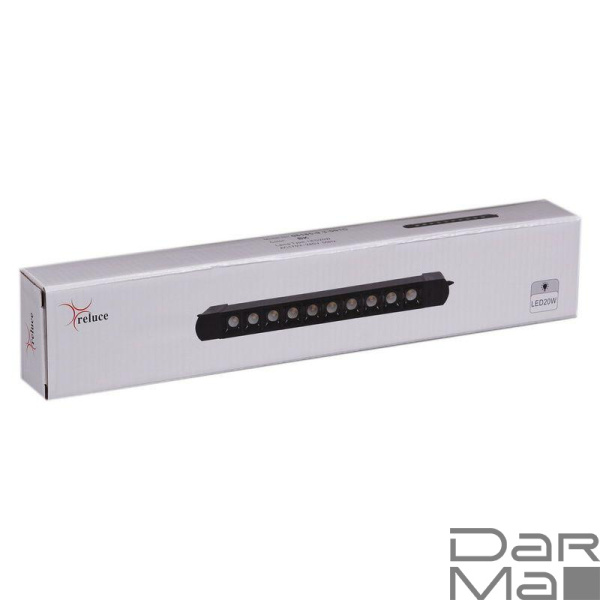 Трековый светодиодный светильник Reluce 06185-9.3-001C LED20W BK