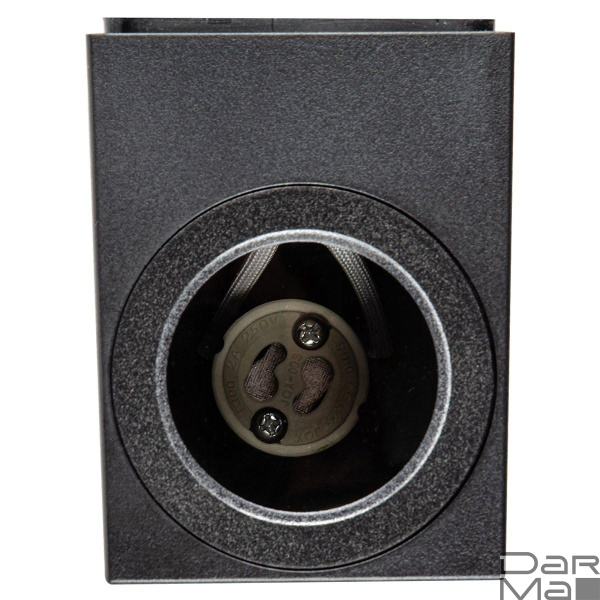 Уличный настенный светильник Uniel UUL-P41A 6W/GU10 IP65 BLACK UL-00010512