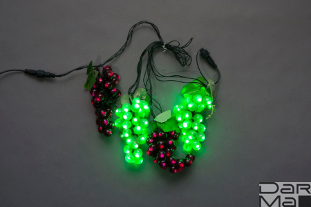 LED-PL-120 - 240V, 2,30М, роз-лил виноград/темн-зел