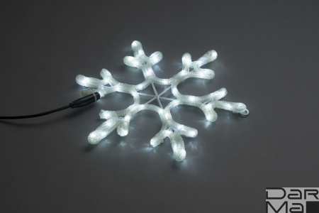 "LED-XM(FR)-2D-CK005-18""-W-F(W) Мотив Снежинка белый"