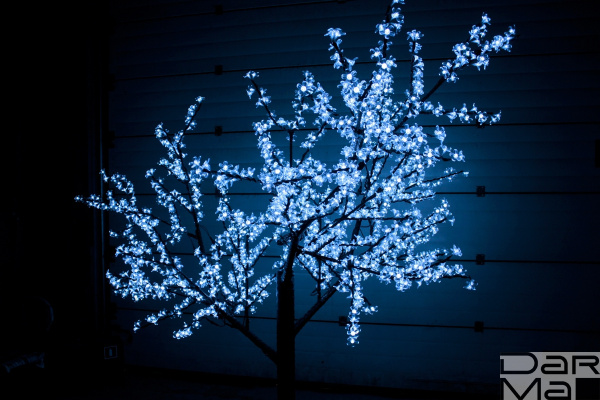 CBL-2.5-1728 LED вишня H:2,5m D2,0 м., белое