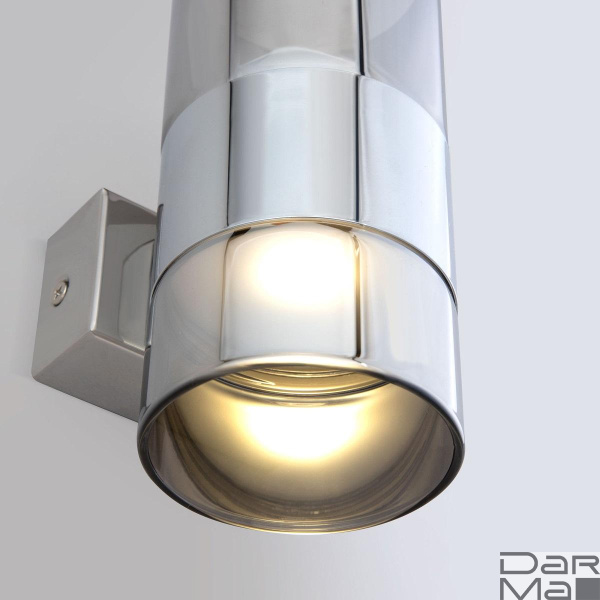Настенный светодиодный светильник Eurosvet Watford 40021/1 LED хром/дымчатый