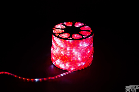 Дюралайт 2W Красный 10мм 36 LED/M PH-34-10-R-F