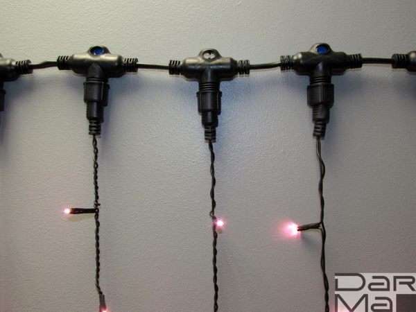 LED- PL-3720-2*3M-240V-P/BL-T (розовые светодиоды/черн пр)