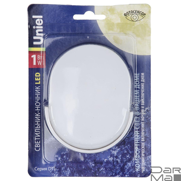 Светильник-ночник Uniel DTL-316 Овал/White/Sensor UL-00007054
