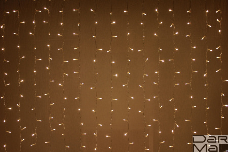 LED- PL-1920-240V-2*1.5M-WW/С (белые теплые светодиоды/прозрачный пр) 2023