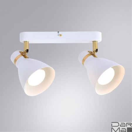 Спот Arte Lamp Fafnir A5047PL-2WH