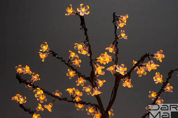 CBL-Table -Y 96 LED Куст вишня 0,8 *0,8 м., желтый