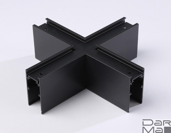 Коннектор X-образный для накладного шинопровода Ambrella light Track System Magnetic GL3376
