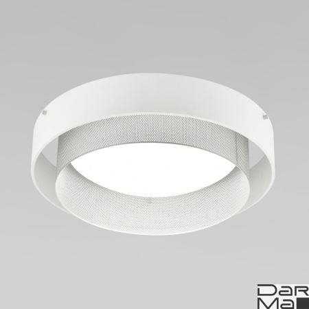 Потолочный светодиодный светильник Eurosvet Imperio 90286/1 белый/серебро Smart