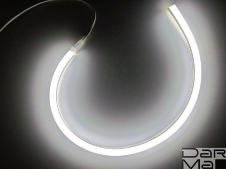 LN(H)-FX-FCB-3528-240V-W, Леднеонфлекс,15х26мм, проф., белый, 1М СУПЕРСВЕТ