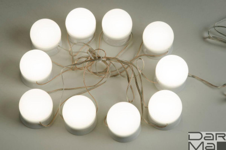 Подсветка для зеркал Uniel Backstage белый ULM-F50-8W/SW/10/Dim IP20 White UL-00006857