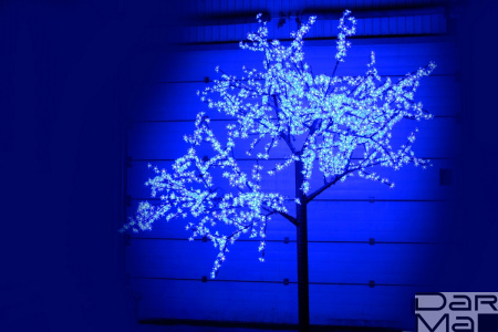 CBL-3.6-2688 Blue LED вишня H:3,6m D3,0 м., синее