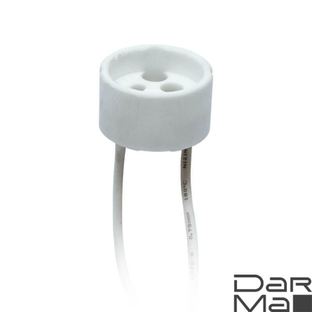 Патрон керамический GU10 Uniel ULH-GU10-Ceramic-15cm 02284