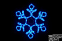 LED-XM(FR)-2D-CK012-B-30'' Снежинка синяя 79х69см