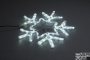 LED-XM-(FR)-2D-CK006-С-W-F(W)  White Снежинка 56х57см, 230V, Flash