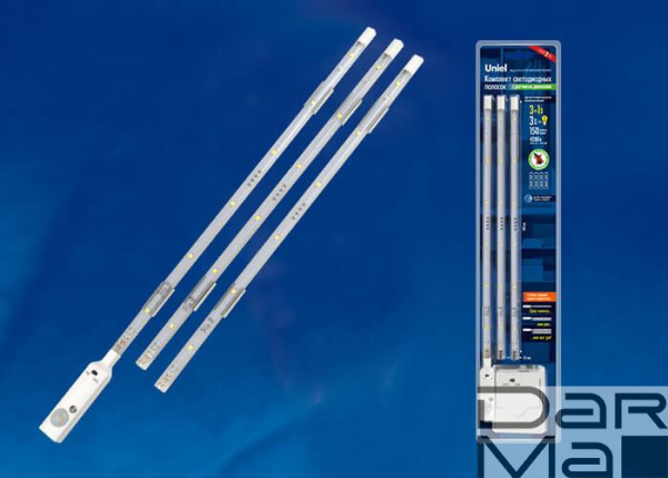 Мебельный светодиодный светильник Uniel ULM-F42-3W/4200K Sensor IP20 White UL-00002889