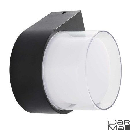 Уличный настенный светодиодный светильник Uniel ULU-P21A-5W/4000K IP65 Black UL-00010515