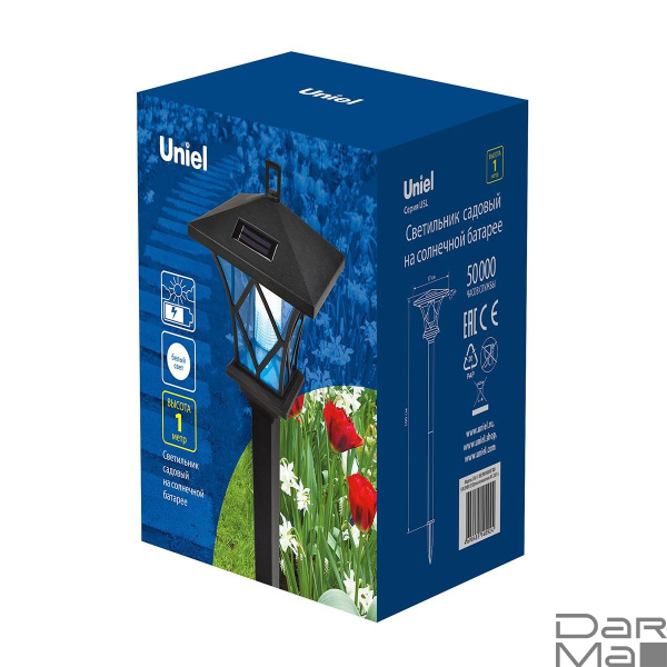 Светильник на солнечных батареях Uniel Special USL-S-185/PM1000 Retro UL-00007869
