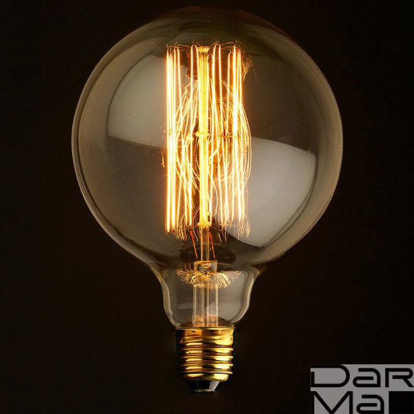 Лампа накаливания E27 60W прозрачная G12560