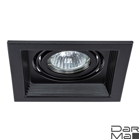 Встраиваемый светильник Arte Lamp Canis A6661PL-1BK