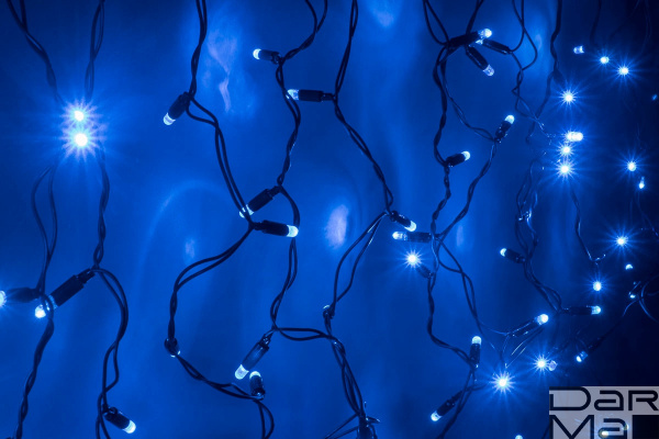 LED-RPL-200(50x4)-230V-B/BL-F  Flash без контр. черный провод