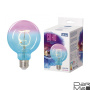 Лампа светодиодная филаментная Uniel E27 4W 2250K синяя LED-SF01-4W/Soho/E27/CW BLue/Wine GLS77TR UL-00005892
