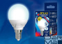 Лампа светодиодная диммируемая Uniel E14 7W 4000K матовая LED-G45 7W/4000K/E14/FR/DIM PLP01WH UL-00004300