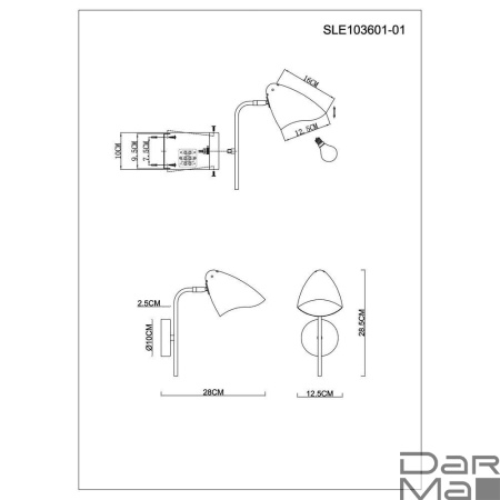 Бра Evoluce Satta SLE103601-01