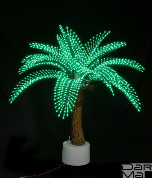 COL-1.2- LED Пальма  Японская 1,2 м, зеленая