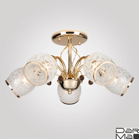 Потолочная люстра Eurosvet 30026/5 золото