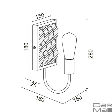 Бра Vele Luce Tower VL6362W01