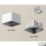 Комплект накладного светильника Ambrella light Techno Spot XS7832003 SWH/SSL белый песок/серебро песок (C7832, N7703)