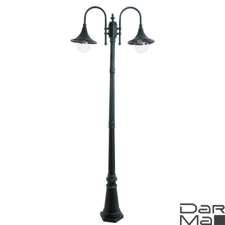 Садово-парковый светильник Arte Lamp Malaga A1086PA-2BG