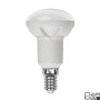 Лампа светодиодная диммируемая Uniel E14 7W 3000K матовая LED-R50 7W/3000K/E14/FR/DIM PLP01WH UL-00004710