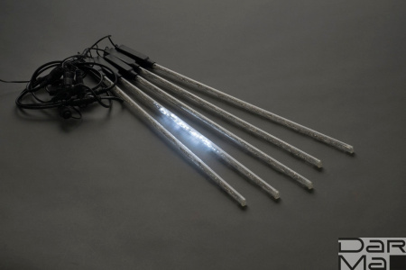 Сосульки Трубки съемные 5шт 0,5М Бел. LED-PL-SNOW-320L-5-12V-W