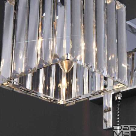 Бра Eurosvet April 10126/1 хром/прозрачный хрусталь Strotskis