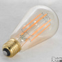 Лампа светодиодная Е27 6W 2200K янтарная GF-L-764