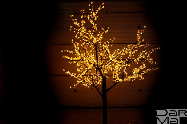 CBL-2.5-1728 LED вишня H:2,5m D2,0 м., желтое