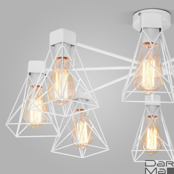 Потолочная люстра Eurosvet Trappola 70107/8 белый