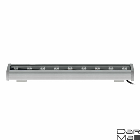 Прожектор светодиодный Uniel ULF-L52-12W/RGB/L50 DC24V IP65 Silver UL-00008369